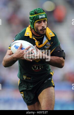 JOHNATHAN THURSTON Australien RL DW STADIUM WIGAN ENGLAND 31. Oktober 2009 Stockfoto