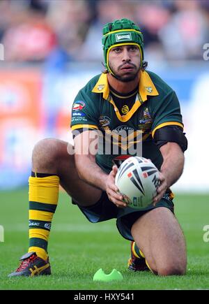 JOHNATHAN THURSTON Australien RL DW STADIUM WIGAN ENGLAND 31. Oktober 2009 Stockfoto