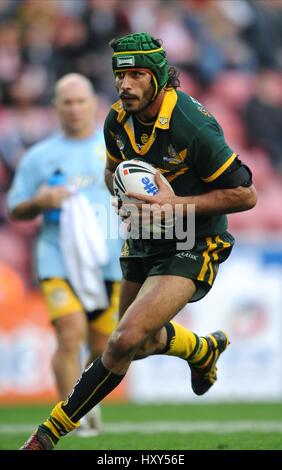 JOHNATHAN THURSTON Australien DW STADIUM WIGAN ENGLAND 31. Oktober 2009 Stockfoto