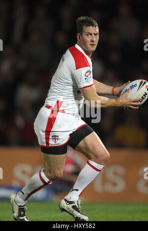 DANNY MCGUIRE ENGLAND RUGBY LEAGUE KEEPMOAT Stadion DONCASTER ENGLAND 23. Oktober 2009 Stockfoto