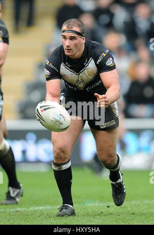 DANNY HOUGHTON HULL FC KC STADIUM HULL ENGLAND 5. April 2010 Stockfoto