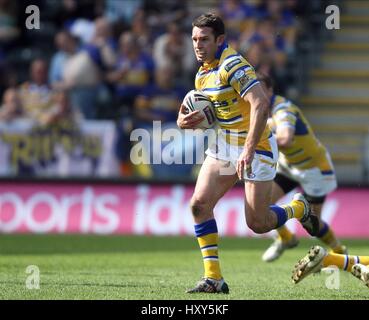 DANNY BUDERUS LEEDS RHINOS RLFC LEEDS RHINOS RLFC KC STADIUM HULL ENGLAND 17. April 2010 Stockfoto