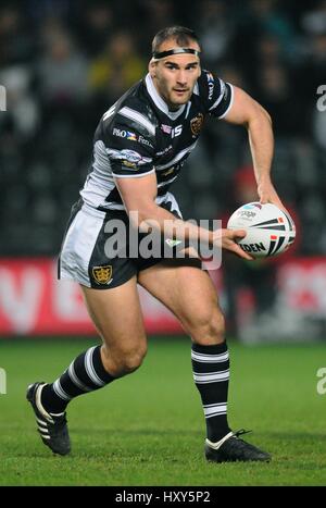 DANNY HOUGHTON HULL FC KC STADIUM HULL ENGLAND 18. Februar 2011 Stockfoto