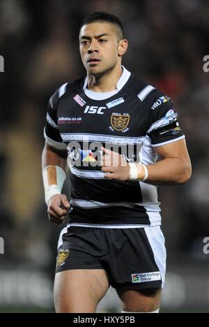 WILLIE MANU HULL FC KC STADIUM HULL ENGLAND 18. Februar 2011 Stockfoto