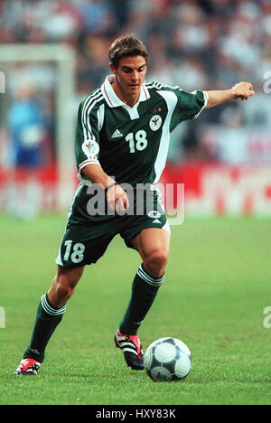 SEBASTIAN DEISLER Deutschland & HERTHA BERLIN 17. Juni 2000 Stockfoto