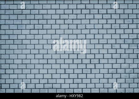 Eine alte blass blaue Ziegel Wand Textur für Hintergrund Stockfoto