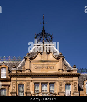 Krone Büro Gebäude, Altstadt, Edinburgh, Schottland. Stockfoto