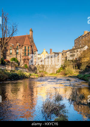 Auch Gericht, restaurierten Gebäuden, Dean Village, Edinburgh, Schottland. Stockfoto