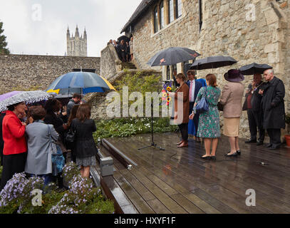 Eröffnungstag. Kingsdown House, King es Canterbury, Canterbury, Vereinigtes Königreich. Architekt: Walters und Cohen Ltd, 2016. Stockfoto