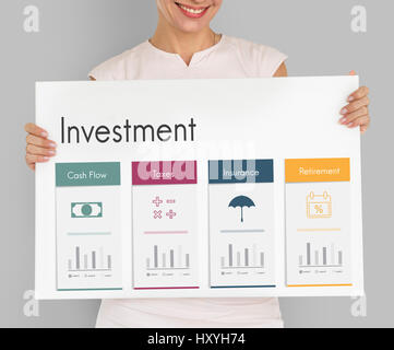 Finanzielle Planung Ruhestand Service Stockfoto