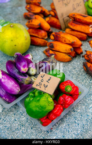 Markt, Papeete, Tahiti, Französisch-Polynesien Stockfoto