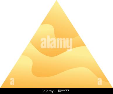 Farbenfrohes Dreieckssymbol Design, Vektor-illustration Stock Vektor