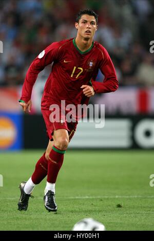 CRISTIANO RONALDO ANGOLA gegen PORTUGAL Köln Deutschland 11. Juni 2006 Stockfoto