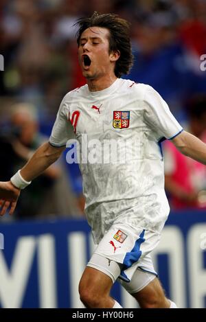 TOMAS ROSICKY USA gegen Tschechien GELSENKIRCHEN Deutschland 12. Juni 2006 Stockfoto