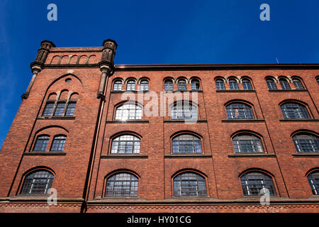 Deutschland, Köln, die historischen Gebäude der ehemaligen Schokoladenfabrik Stollwerck Stollwerck Haus. Stockfoto