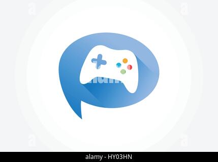 Gaming-Community Symbol Design Stock Vektor