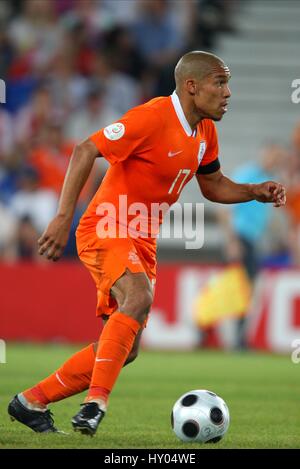 NIGEL DE JONG HOLLAND & HAMBURG St. JAKOB-PARK BASEL Schweiz 21. Juni 2008 Stockfoto