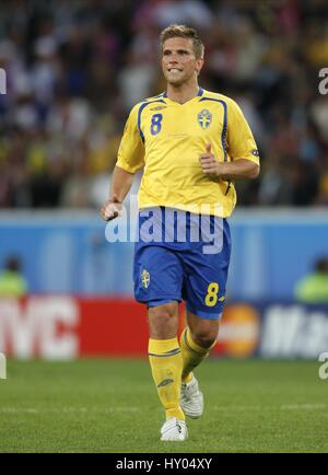 ANDERS SVENSSON Schweden & ELFSBORG TIVOLI NEU INNSBRUCK Österreich 18. Juni 2008 Stockfoto