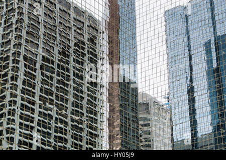 Die Innenstadt von Wolkenkratzern Calgary Alberta Stockfoto