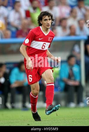 MEHMET TOPAL Türkei & GALATASARAY St. JAKOB-PARK BASEL Schweiz 25. Juni 2008 Stockfoto