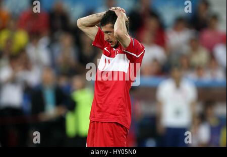 TUMER METIN Türkei & FENERBAHCE St. JAKOB-PARK BASEL Schweiz 25. Juni 2008 Stockfoto