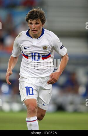 ANDREI ARSHAVIN Russland & FC ZENIT ST. PETERSBU St. JAKOB-PARK BASEL Schweiz 21. Juni 2008 Stockfoto