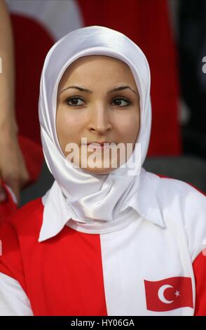 Türkei FAN Kroatien V Türkei ERNST-HAPPEL-Stadion Wien 20. Juni 2008 Stockfoto