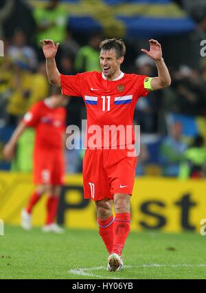 SERGEI SEMAK Russland V Schweden TIVOLI NEU INNSBRUCK Österreich 18. Juni 2008 Stockfoto