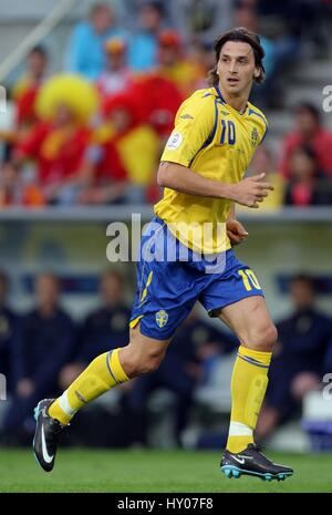 ZLATAN IBRAHIMOVIC Schweden & INTER MILAN FC TIVOLI NUE INNSBRUCK Österreich 14. Juni 2008 Stockfoto