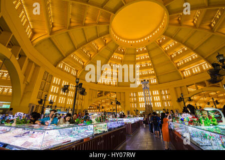 Zentralmarkt (Psar Thmey) in Phnom Penh, Kambodscha, Asien. Stockfoto