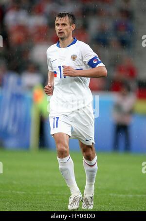 SERGEI SEMAK Russland & FC RUBIN KAZAN TIVOLI NUE INNSBRUCK Österreich 10. Juni 2008 Stockfoto