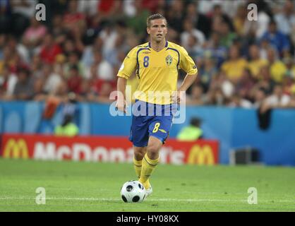 ANDERS SVENSSON Schweden EM-STADION SALZBURG Österreich 10. Juni 2008 Stockfoto