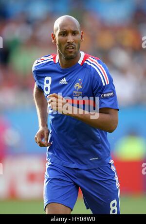 NICOLAS ANELKA Frankreich & CHELSEA FC LETZIGRUND STADUIM Zürich 9. Juni 2008 Stockfoto