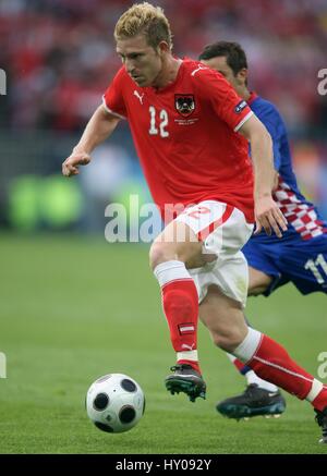 ERWIN HOFFER Österreich & SK RAPID WIEN ERNST-HAPPEL-STADION Wien 8. Juni 2008 Stockfoto