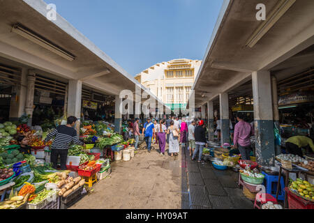 Zentralmarkt (Psar Thmey) in Phnom Penh, Kambodscha, Asien. Stockfoto