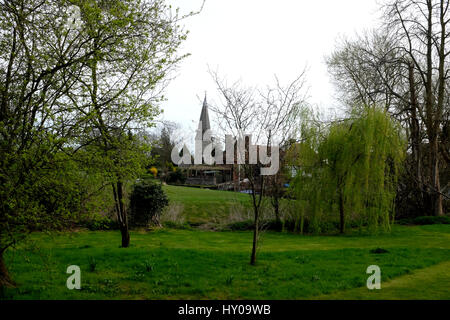 Kleinstadt Fordwich und Zivilgemeinde in East Kent in der Nähe von Canterbury uk März 2017 Stockfoto