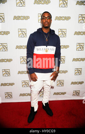 Jeremih besucht den ASCAP Rhythmus und Soul Awards im Beverly Wilshire Hotel am 25. Juni 2015 in Beverly Hills, Kalifornien. Stockfoto