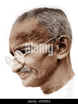 Indische Freiheitskämpfer, Mahatma Gandhi, Indien, Asien, 1930 Stockfoto