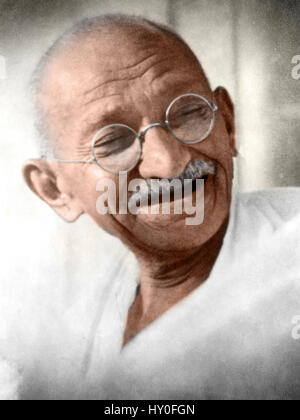 Mahatma Gandhi, indische Freiheitskämpfer, Indien, Asien, 1936, Altes Vintage 1900s Bild Stockfoto