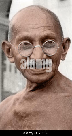 Mahatma Gandhi, Rungta House, Bombay, Mumbai, Maharashtra, Indien, Asien, 1944, altes 1900er-Bild Stockfoto