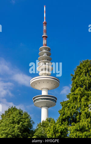 Heinrich-Hertz-Turm, Radio/Fernsehturm, Hamburg Stockfoto