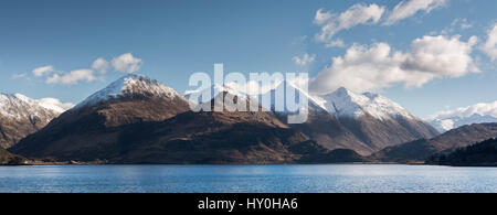 Die fünf Schwestern von Kintail, Schottland. Stockfoto