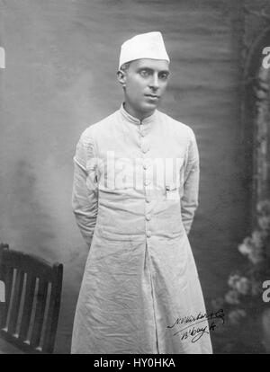 Erster indischer Premierminister, Jawaharlal Nehru, Indien, Asien, 1927 Stockfoto