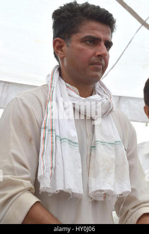 Rajasthan, Kongress-Chef, Sachin Pilot, Indien, Asien Stockfoto