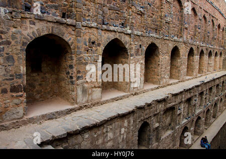 Agrasen, Baoli, Delhi, Indien, Asien Stockfoto