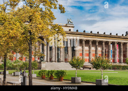 Das alte Museum (Altes Museum) wurde von 1825 bis 1830 von Karl Friedrich Schinkel im Stil des Klassizismus, Berlin, Deutschland, Europa gebaut Stockfoto