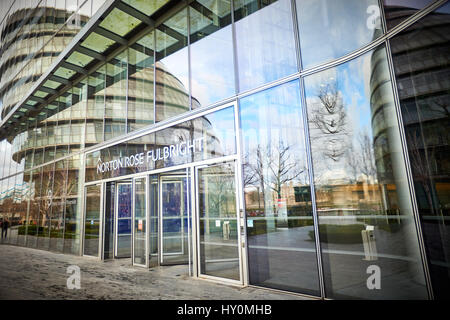 Gesamtansicht der Norton Rose Fulbright Büros in London Stockfoto