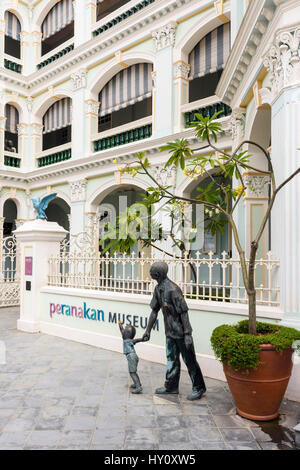 Peranakan Museum of Singapore Straits chinesische Kultur in Südostasien in das alte Tao Nan Schulgebäude untergebracht feiern Stockfoto