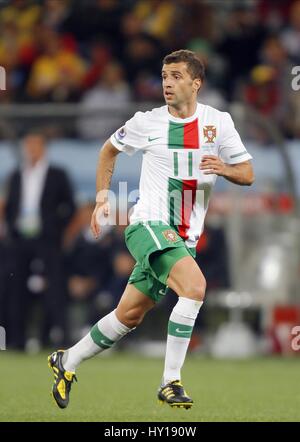 SIMAO PORTUGAL & ATLETICO MADRID PORTUGAL & ATLETICO MADRID GREEN POINT Stadion Kapstadt Südafrika 29. Juni 2010 Stockfoto