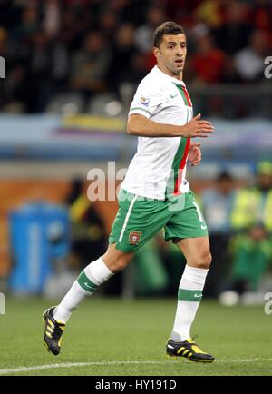 SIMAO PORTUGAL & ATLETICO MADRID PORTUGAL & ATLETICO MADRID GREEN POINT Stadion Kapstadt Südafrika 29. Juni 2010 Stockfoto